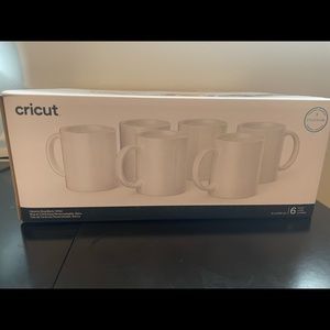 New -6x Cricut Ceramic Mug Blanks 12 oz